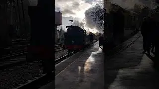 South Devon Railway Steam gala on 2nd January 2026 GWR 5526 Arriving Into Buckfastleigh Station 👍😀🚂