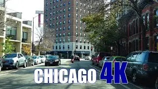 Driving in CHICAGO - A Leisure Trip on Lincoln Ave.