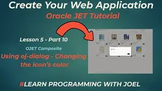 Oracle JET (v11) - Lesson 5 - Part 10 - OJET Composite - Changing the icon's color