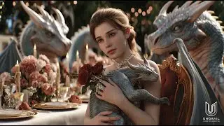 Dragon Emperor Witnesses Human Waitress Carry His Disabled Baby Dragon – and Changes His Life