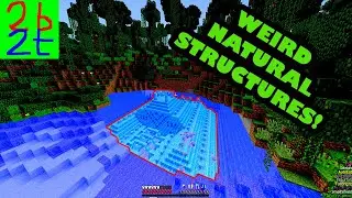 2B2T IS WEIRD! Finding Weird Natural Structures and Terrain Generation while Base and Stash Hunting!