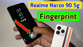 Realme narzo 90 5g display fingerprint setting/Realme narzo 90 fingerprint screen lock/fingerprint