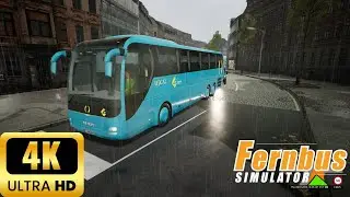 Fernbus simulator | Logitech G29 Steering Wheel Gameplay | TML-Studios | Aerosoft | 4K Resolution