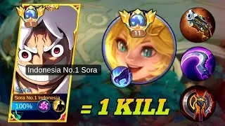 INTENSE MATCH! TOP 1 SORA VS JOY JUNGLE🔥 | SORA FULL PENETRATION BUILD & EMBLEM MLBB