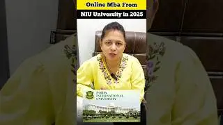 Noida International University : Online MBA Complete Details...😶 #shorts