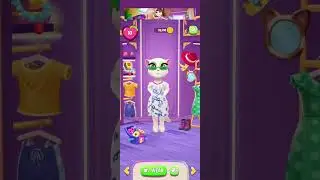 white look of angela #shortsvideo #game #myangela2 #angela #video