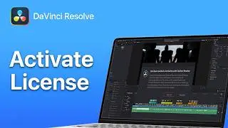 How to Activate DaVinci Resolve Studio (License)