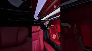 Toyota Hiace VIP 2026 года, роскошный минивэн, салон бордового цвета, выполненный на заказ #автом...