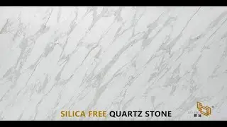 Artificial Quartz Slabs Zero Silica Grey Polished for Office, Bathroom, Floor