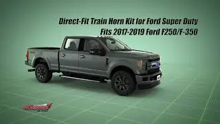 2017-2019 Ford F-250 / F-350 Onboard Air With Model 730 Demon Train Horn By Kleinn