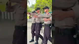 Siswa Tamtama SPN Polda Kalsel masuki Mapolres Banjarbaru #siswaspnpoldakalsel