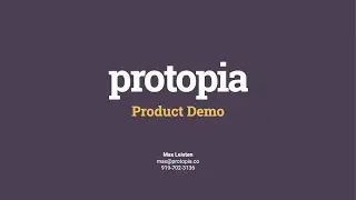 Protopia in 60 seconds
