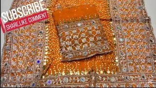 👉2025 Pakistani Bridal Wear #mehndi Mayo Dress _#party Wear Gota Patti Work Suit@ZahrasFashion