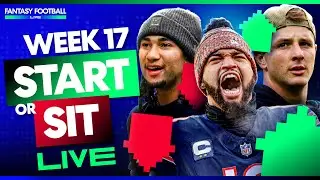 Fantasy Football Live: Week 17 CHAMPIONSHIP Week + 2026 Mock Draft (Start/Sit & Waivers)