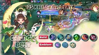 Chang'e best build n emblem||mlbb||moba 5v5
