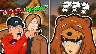 Salty Survivor Calls Hacks on My P100 Huntress Match... | Dead By Daylight