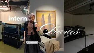 intern diaries | chill day in art gallery, exhibition tour