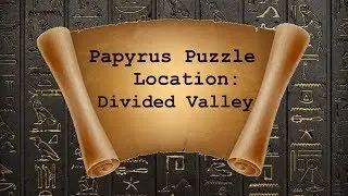 Papyrus scroll puzzle - Divided Valley | Aasassin's Creed: Origins