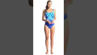 Gottex Mystic Gem Square Neck One Piece Swimsuit | SwimOutlet.com