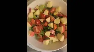 onemints salad# lettuse #easyrecipe  salad# tomato slad#food #easy cook