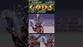 GODS Amiga #commodore #atari #retrogames #shorts #gaming #game #1980s #pixelart #commodore64