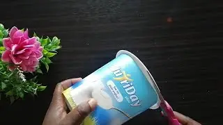 Amazing Idea to Recycle yogurt container #youtubeshorts #diyart #shorts #artandcraft  #amazingidea