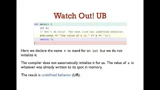 31251 Lec 1.3: Initializing Variables