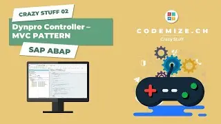 SAP ABAP - MVC - Dynpro/Screen Controller - 2021/22