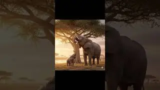 Ellie the Baby Elephant Learns Life Lessons  #funnyanimals #ytshorts #cuteshorts #animals