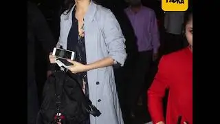 Bollywood actress spotted at airport in different style