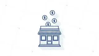 Franchise business concept, franchise marketing system. Motion graphics.