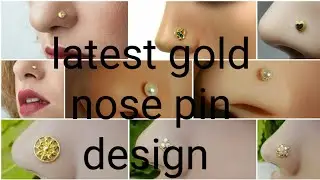 Latest gold nose pin design 2019 | Daily use nose pin design | Traditional gold nose pin stud desing