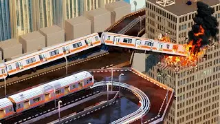 Realistic Train Crashes/Destruction | Teardown