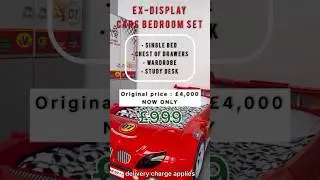 EXDISPLAY!! www.atmacha.com #sale #furnituresale #trending #kidsbed #carbed #kidsroom #home #viral