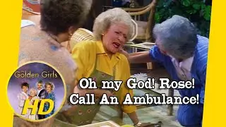 Rose Pushes Herself Too Far with Wedding Cake and Favors. - GoldenGirlsHD