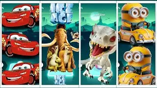 Lightning McQueen & Ice Age & Indominus Rex & Minions