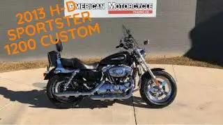 412736 2013 HARLEY-DAVIDSON SPORTSTER 1200 CUSTOM - XL1200C
