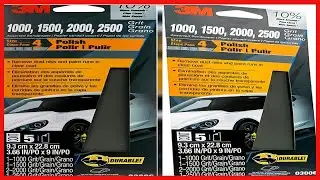 Great product -  3M Auto Wet Or Dry Sandpaper 3 2/3 in x 9 in, 1000, 1500, 2000, 2500 Assorted Grit