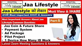 Jaa Lifestyle Important Questions Answers Part 5 | Good News | New Updates
