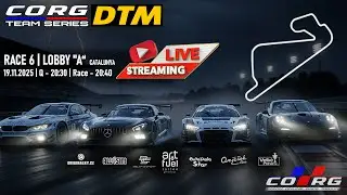 CORG Team Series DTM 2025 / 26 | Skupina A | Round 6 - CATALUNYA SPRINT #granturismo7  #esports