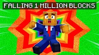 Minecraft But We Fall 1 Million Blocks