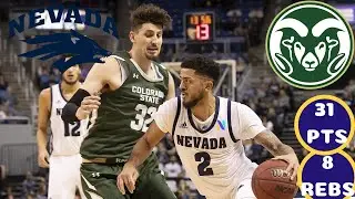 Jalen Harris Nevada Wolfpack 31 PTS 7 AST vs Colorado State Rams | Next Ones