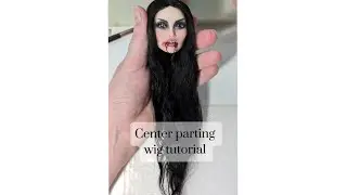 HARD CAP WIG TUTORIAL - Centre parting