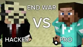 DESTROYING HACKER IN END WAR।                         #mincraft #pvp #mcci #mcpvp #axepvp #mctiers 