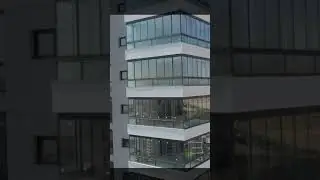 Heat Insulated Balcony Glazing and Integrated Balustrade Project - Anka #shorts