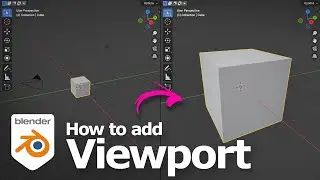 How to add more viewports in Blender