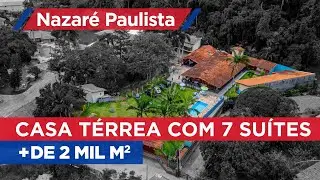 Casa térrea em Nazaré Paulista com 7 suítes e 2.095m²
