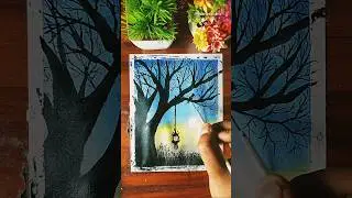 Water color painting😍🥰 #ytshorts #drawing #painting #shorts #artwork