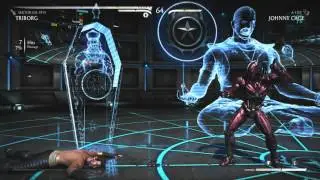 Triborg's x-ray and win pose (Mortal Kombat X)