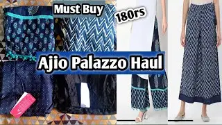 😍Ajio Palazzo Haul *Under ₹300*only😍Everyday Wear Palazzo/unboxing Palazzo #ajio #kumaritalks